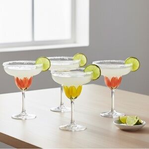 Floral Cocktail Glass